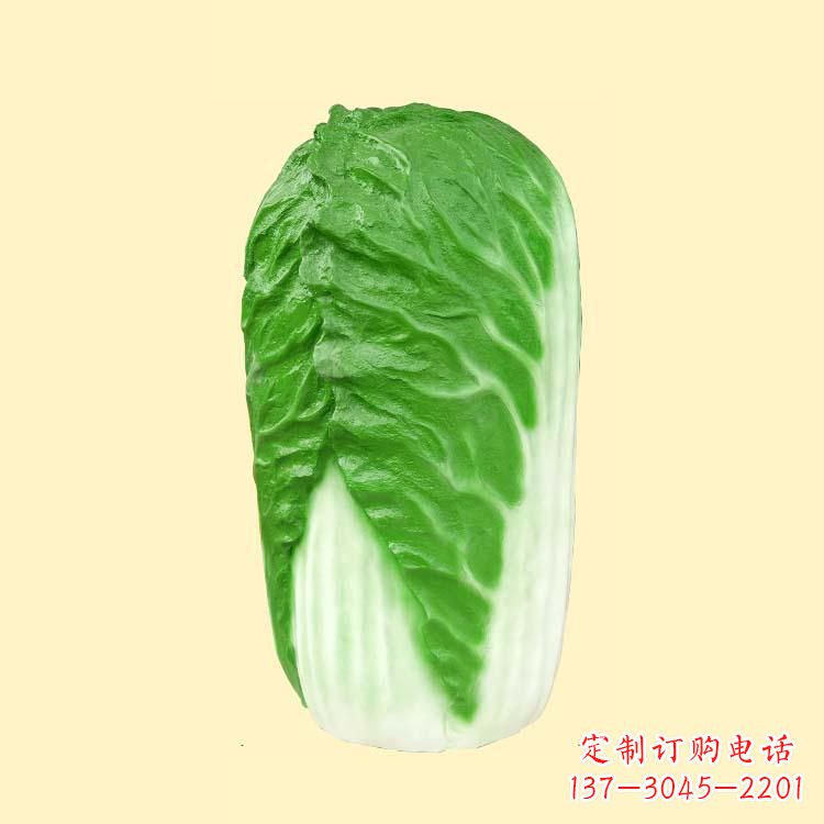 嘉兴玻璃钢大白菜雕塑