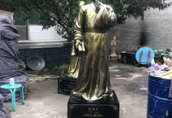 嘉兴白居易仿铜雕像经典中国古代诗人的艺术再现