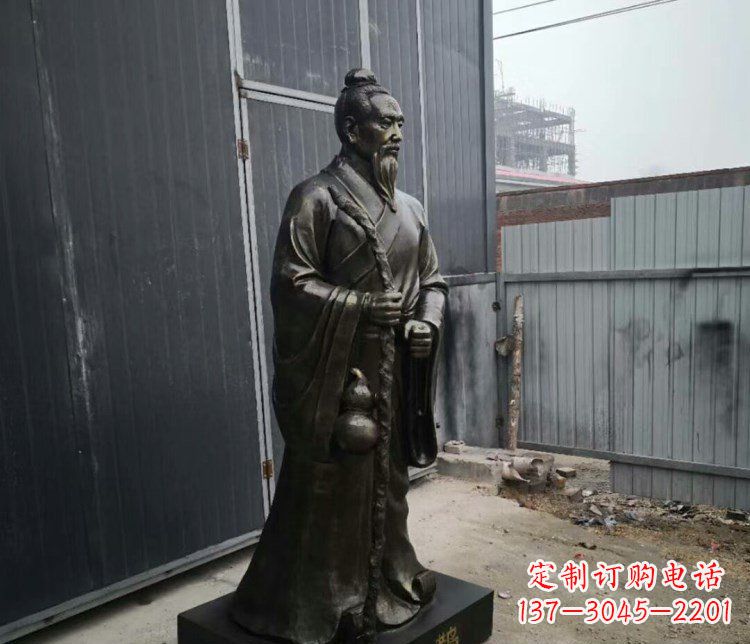 嘉兴扁鹊人物古代名医铜雕摆件