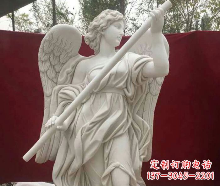 嘉兴别墅景观天使人物石雕