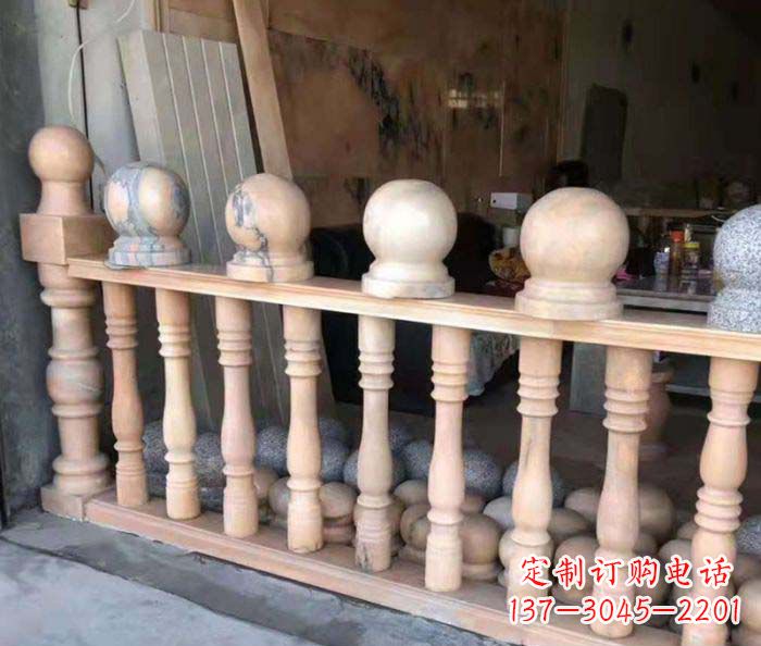 嘉兴新一代景观晚霞红石栏杆