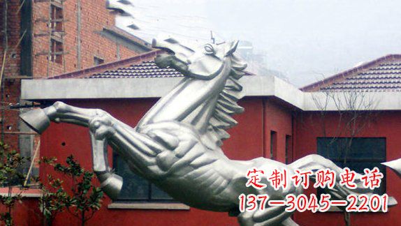 嘉兴不锈钢奔马雕塑展现力量与美感