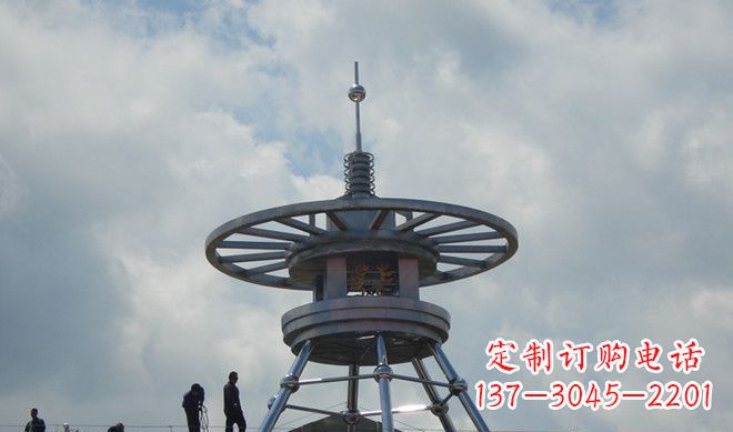 嘉兴不锈钢避雷针雕塑——安全守护者