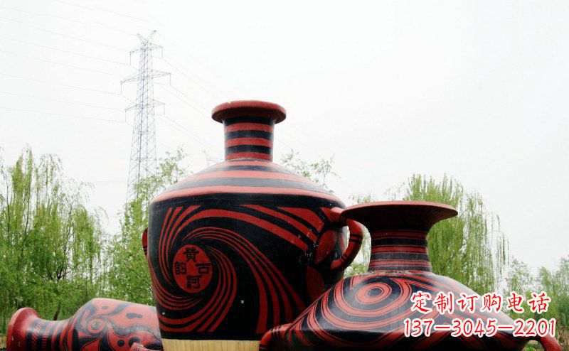 嘉兴不锈钢彩色花盆雕塑