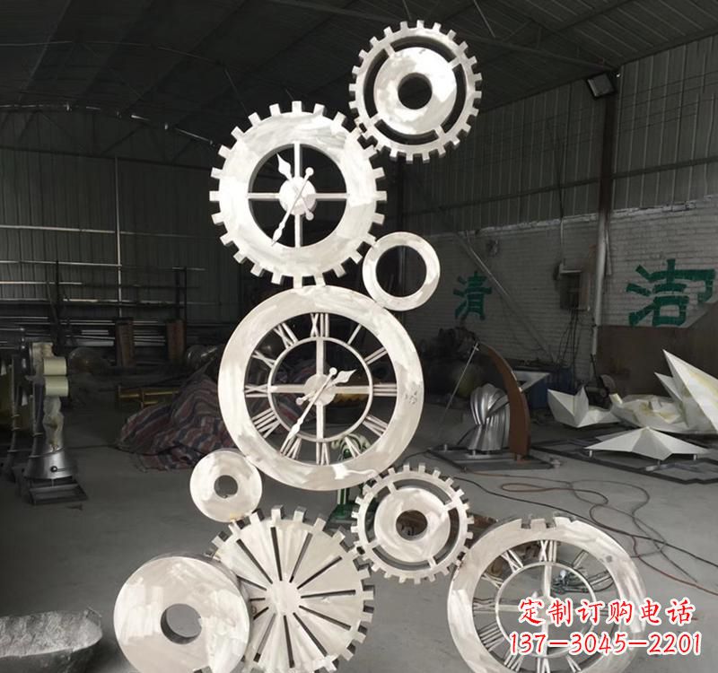 嘉兴齿轮雕塑精致细腻的艺术品