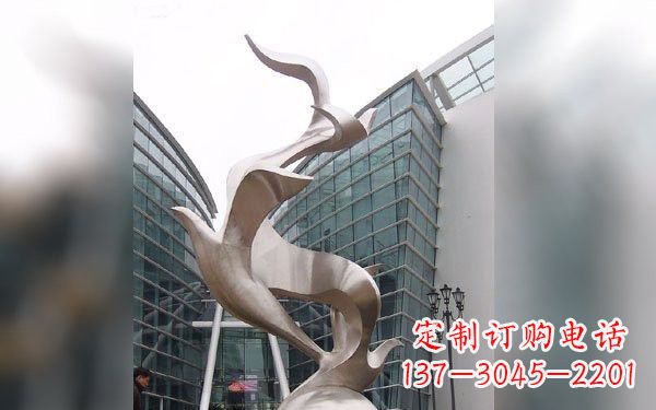 嘉兴不锈钢鸽子雕塑