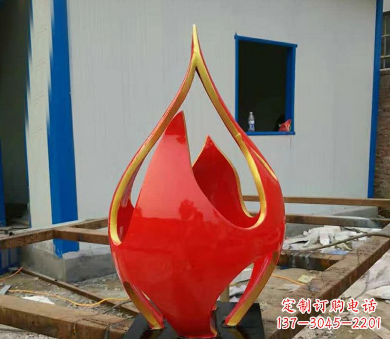 嘉兴不锈钢龙雕塑点缀火龙果广场