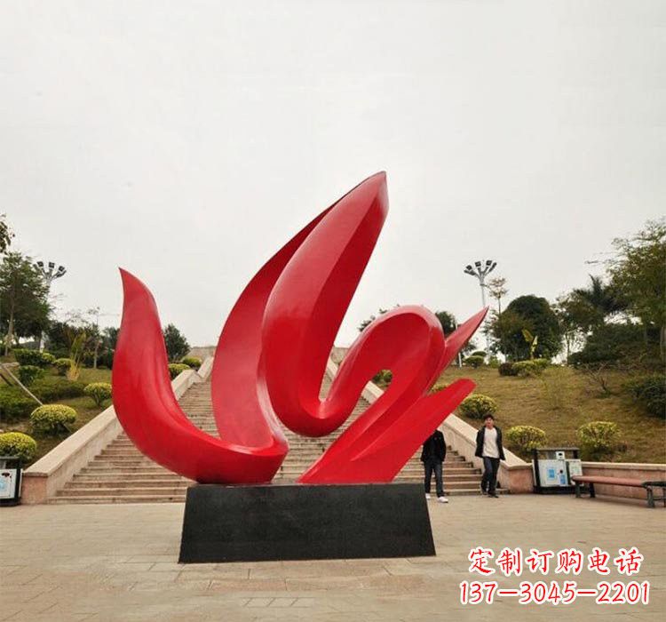 嘉兴不锈钢火苗雕塑艺术之灵感