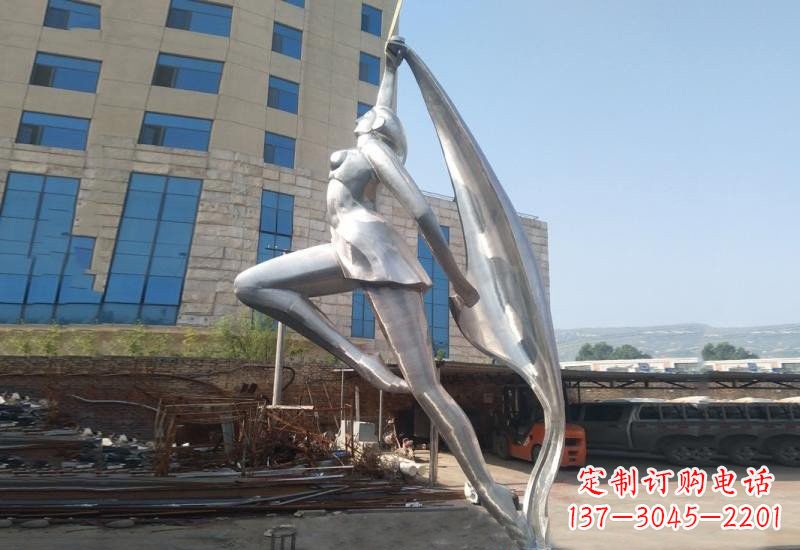 嘉兴不锈钢女孩雕塑