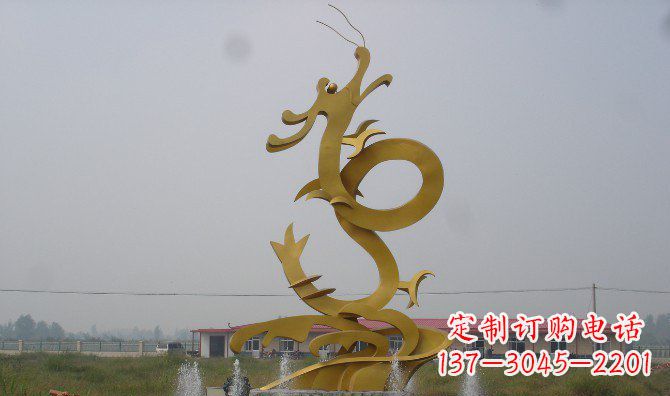 嘉兴不锈钢飞龙雕塑