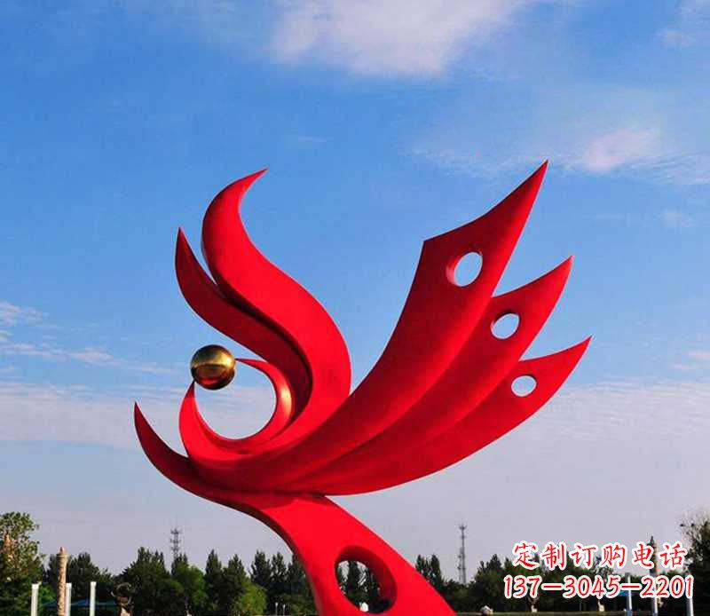 嘉兴不锈钢凤凰灵动传神