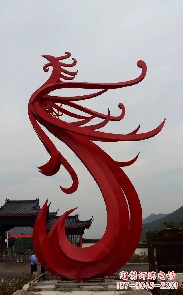嘉兴凤凰雕塑象征着和平与繁荣