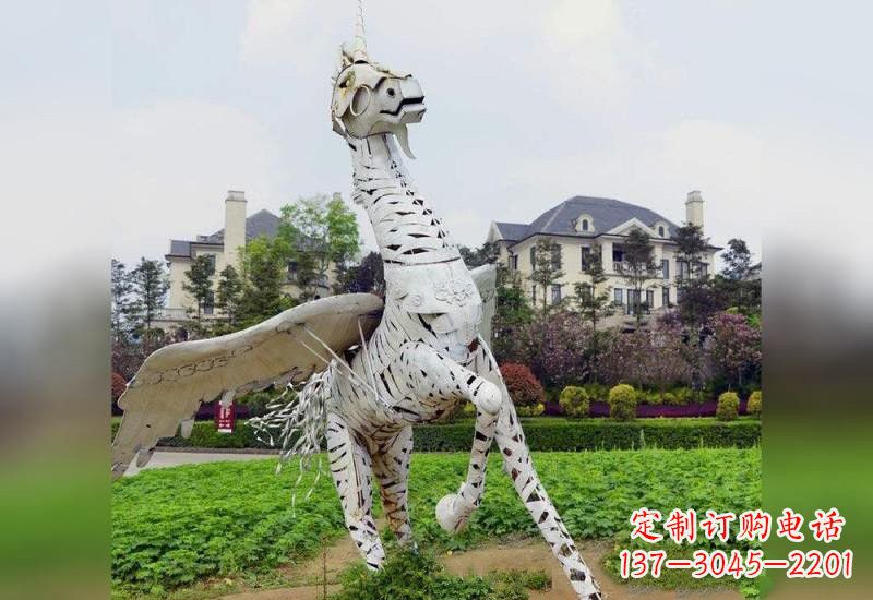 嘉兴不锈钢独角兽雕塑