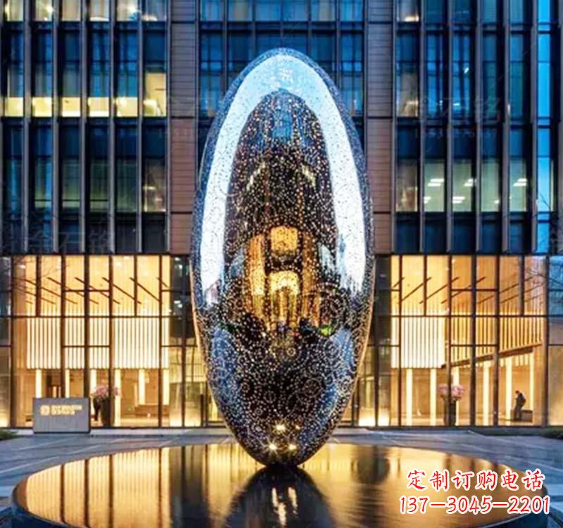 嘉兴不锈钢圆环雕塑抽象艺术的完美诠释