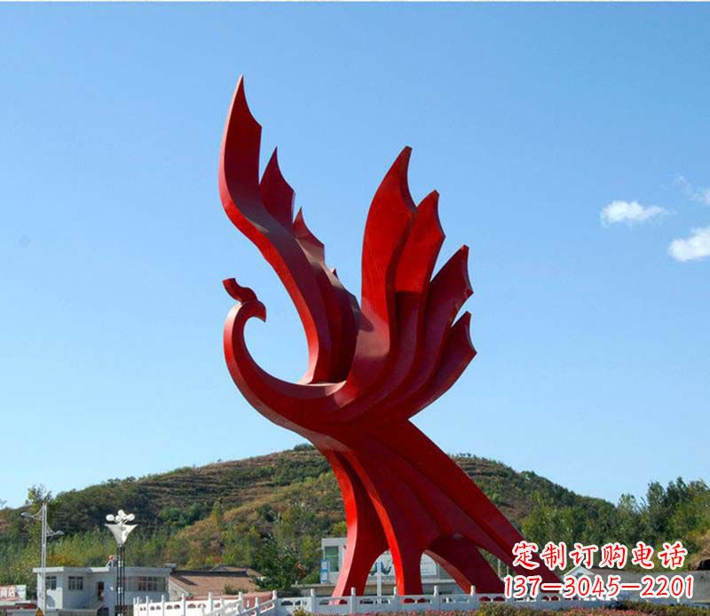 嘉兴璀璨凤凰不锈钢广场上的艺术之美