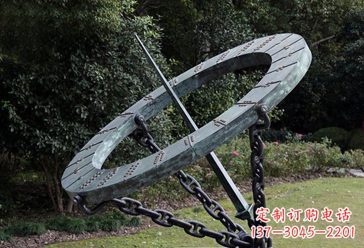 嘉兴不锈钢日晷雕塑精致的艺术符号