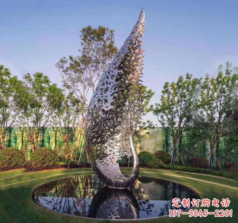 嘉兴不锈钢凤凰雕塑精美绝伦