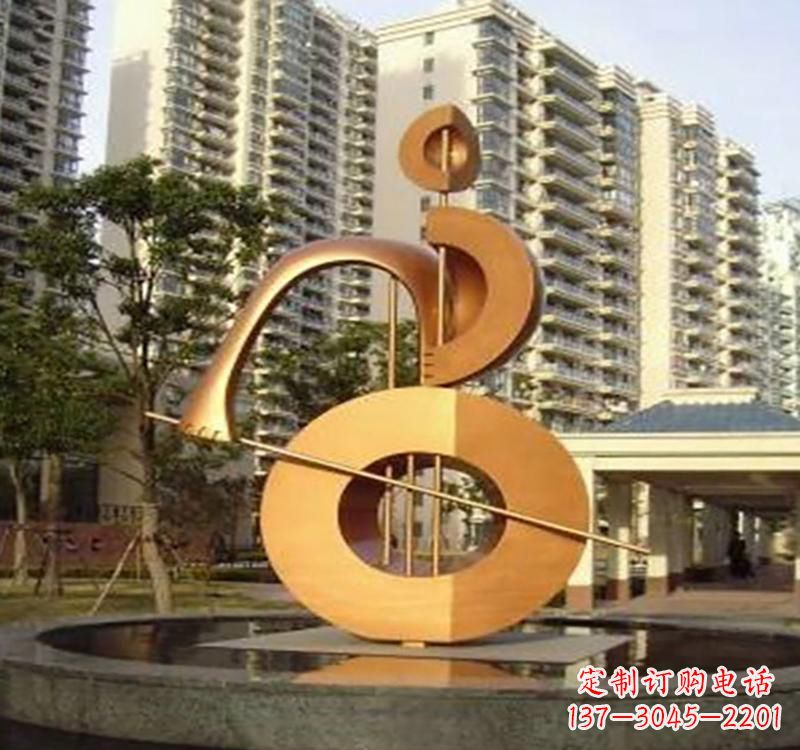 嘉兴不锈钢葫芦乐器雕塑精致的艺术瑰宝