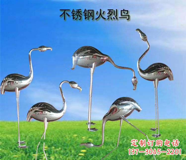 嘉兴不锈钢火烈鸟雕塑
