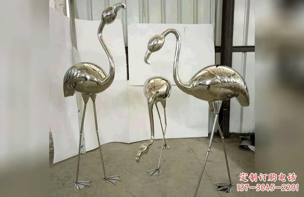 嘉兴不锈钢火烈鸟——雕塑之美