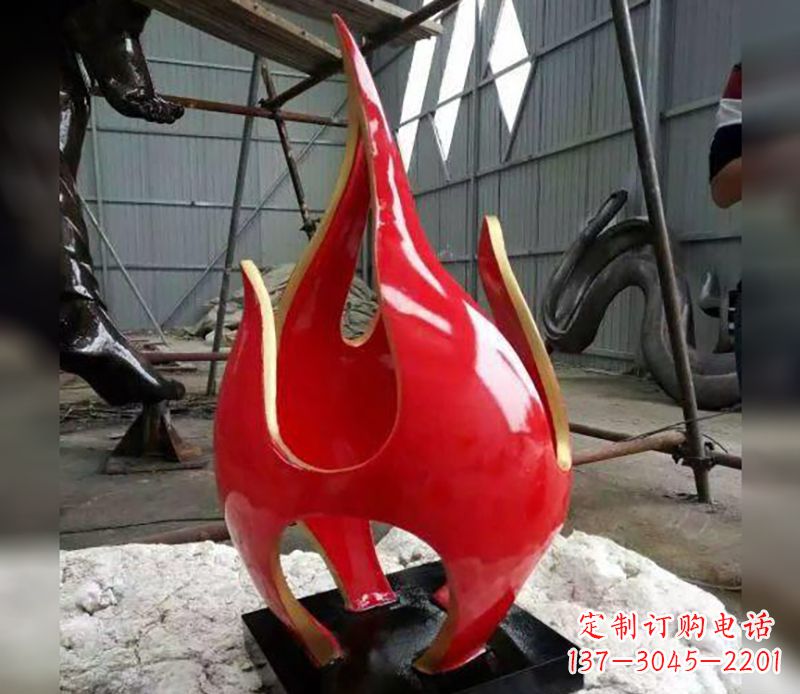嘉兴不锈钢火龙果雕塑传承传统文化的艺术品