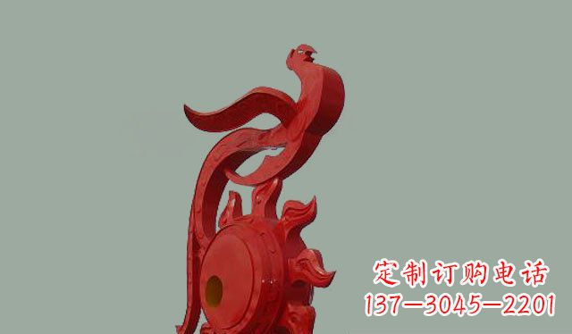 嘉兴不锈钢孔雀雕塑