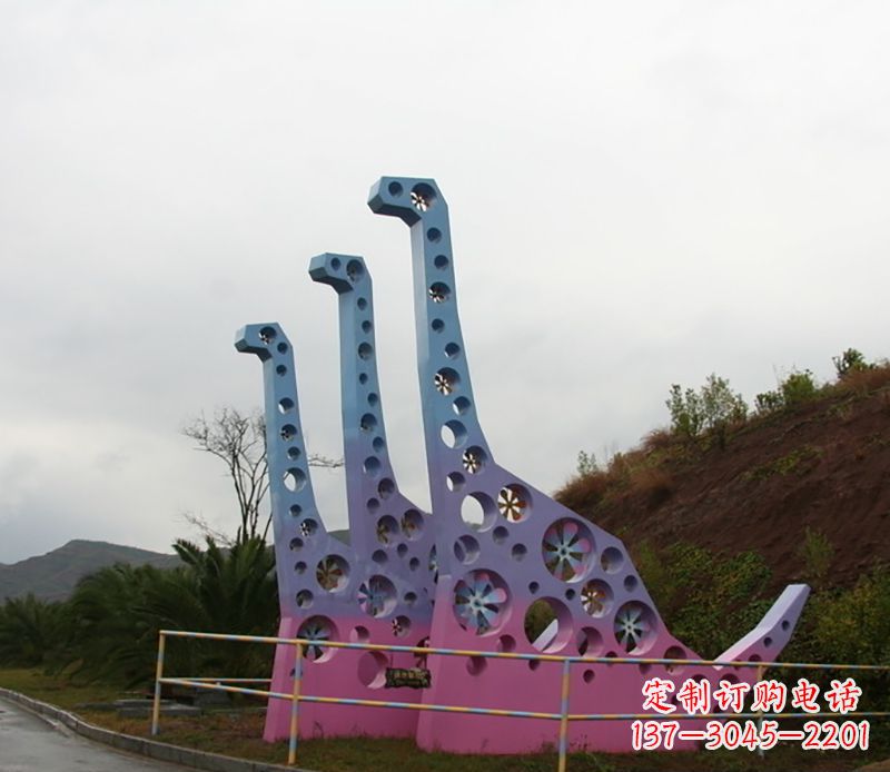 嘉兴不锈钢恐龙雕塑精致的古代艺术