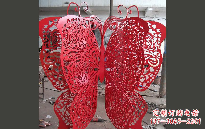 嘉兴不锈钢蝴蝶公园景观雕塑