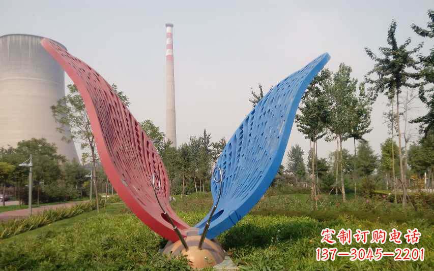嘉兴不锈钢镂空七星瓢虫雕塑