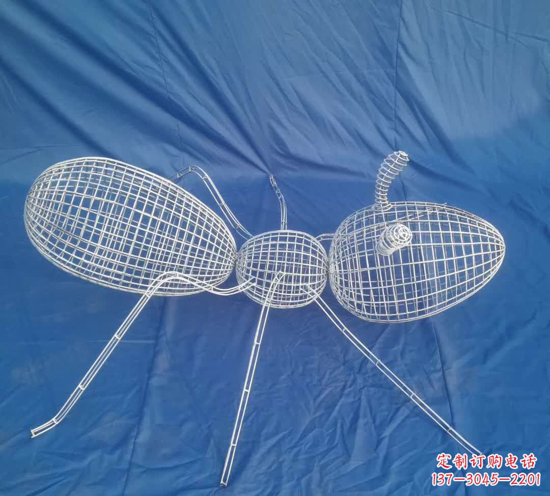 嘉兴蚂蚁镂空雕塑精致的艺术精品