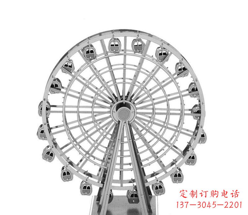 嘉兴不锈钢摩天轮雕塑