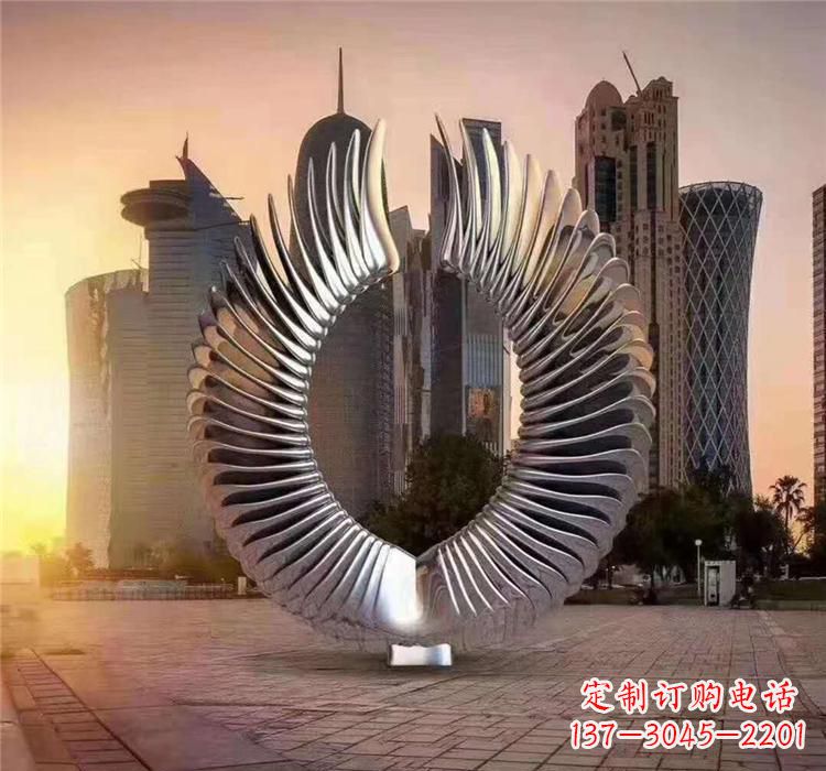 嘉兴不锈钢喷泉雕塑灵动的艺术美学