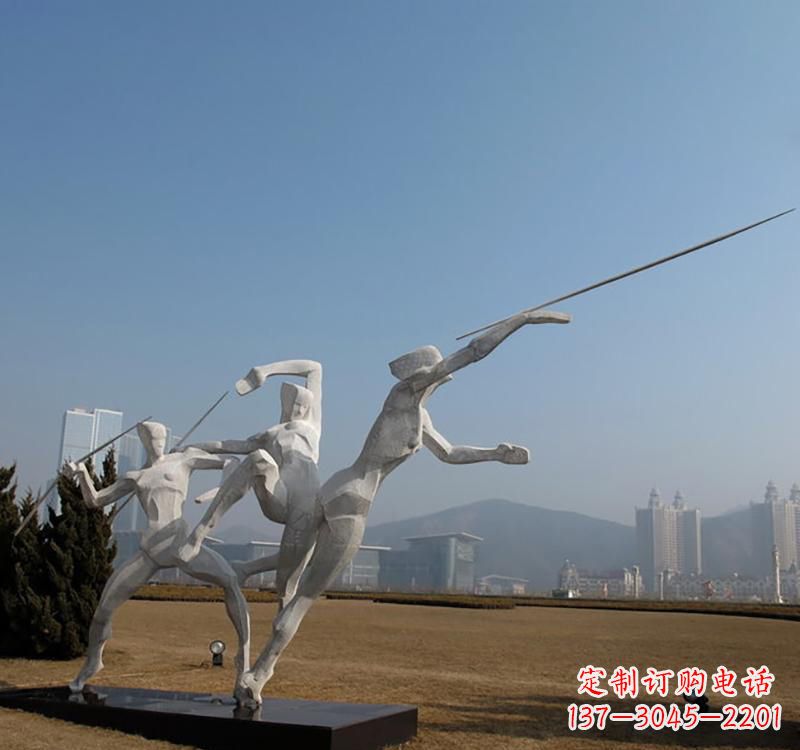 嘉兴不锈钢标枪雕塑