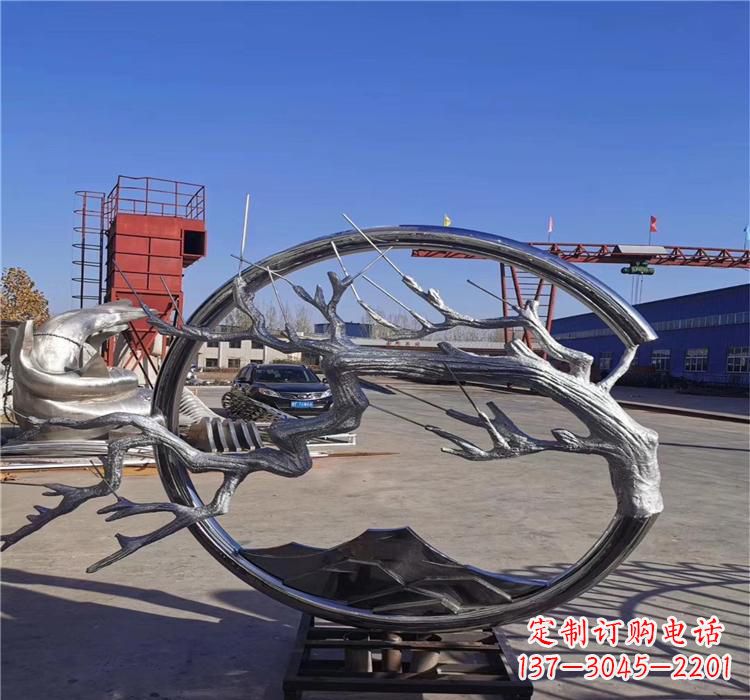 嘉兴不锈钢树枝雕塑艺术与自然的完美结合