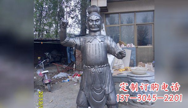嘉兴不锈钢四大天王雕塑神圣守护者