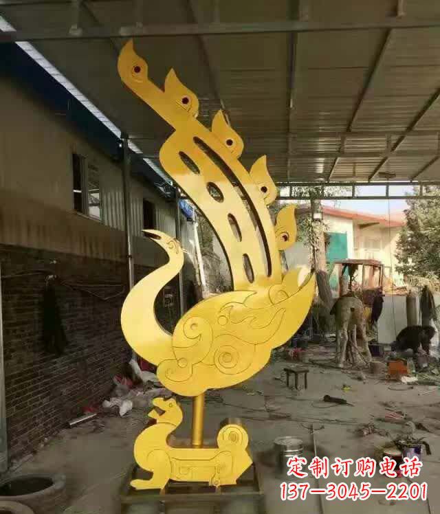 嘉兴不锈钢铁艺凤凰雕塑