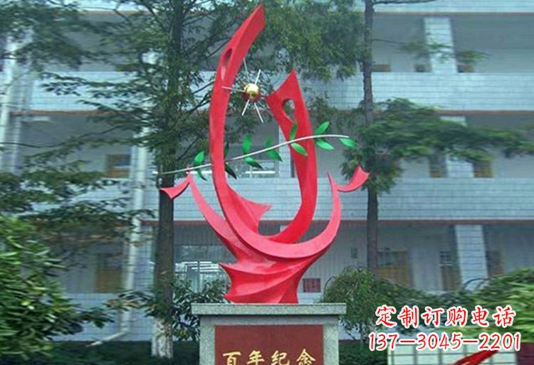 嘉兴精美不锈钢凤凰雕塑