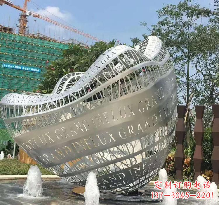 嘉兴不锈钢元宝雕塑精致华贵的象征