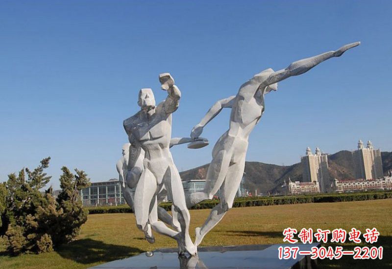 嘉兴不锈钢掷铁饼运动员雕塑