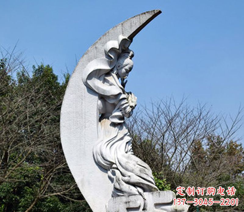 嘉兴嫦娥奔月传承中国传统文化的雕塑之美
