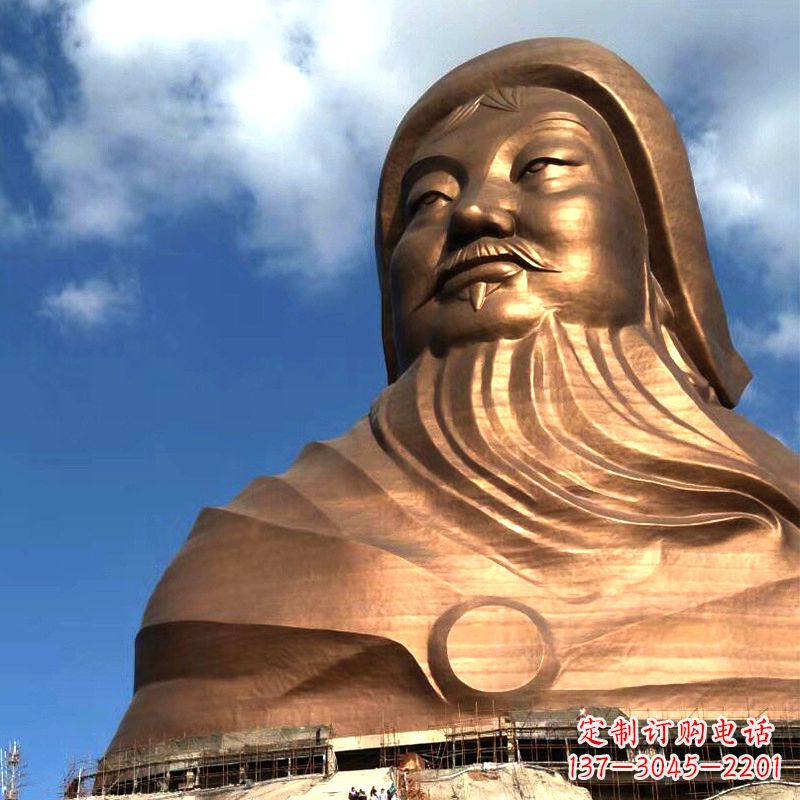 嘉兴成吉思汗的传奇——大型头像雕塑