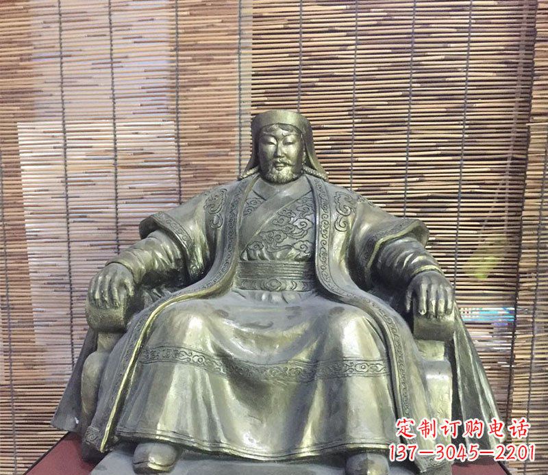 嘉兴成吉思汗神话中的雕像