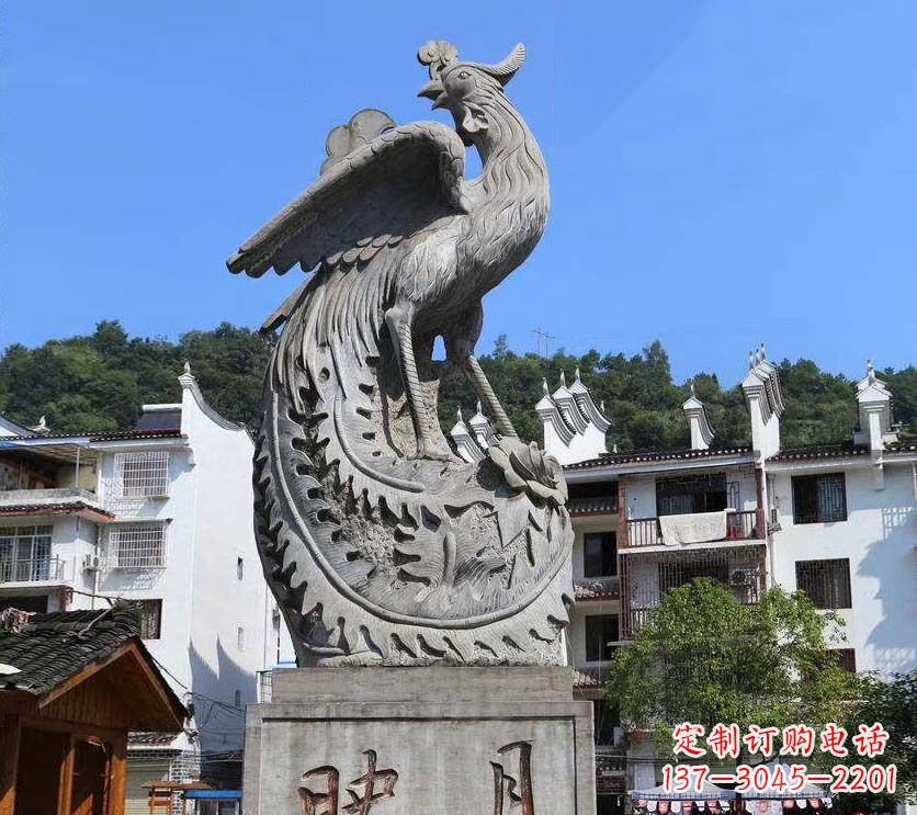 嘉兴青石凤凰雕塑富有文化底蕴的传承