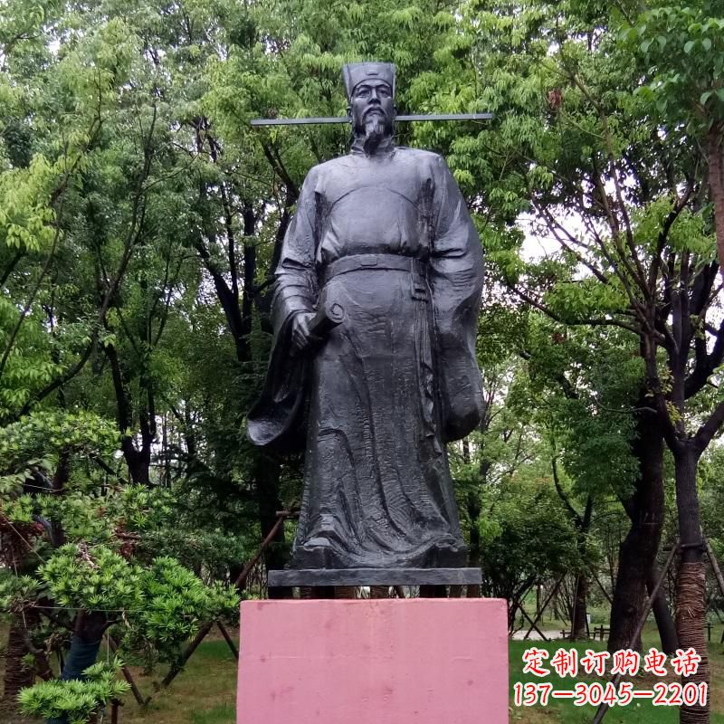 嘉兴铜雕陶渊明——传承古代文学精髓