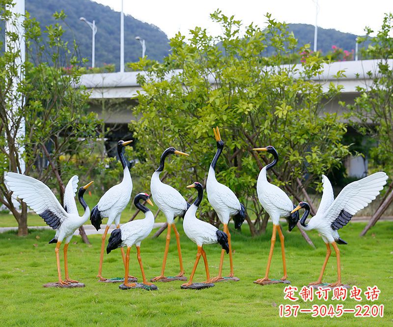 嘉兴仙鹤雕塑传承中国文化精髓