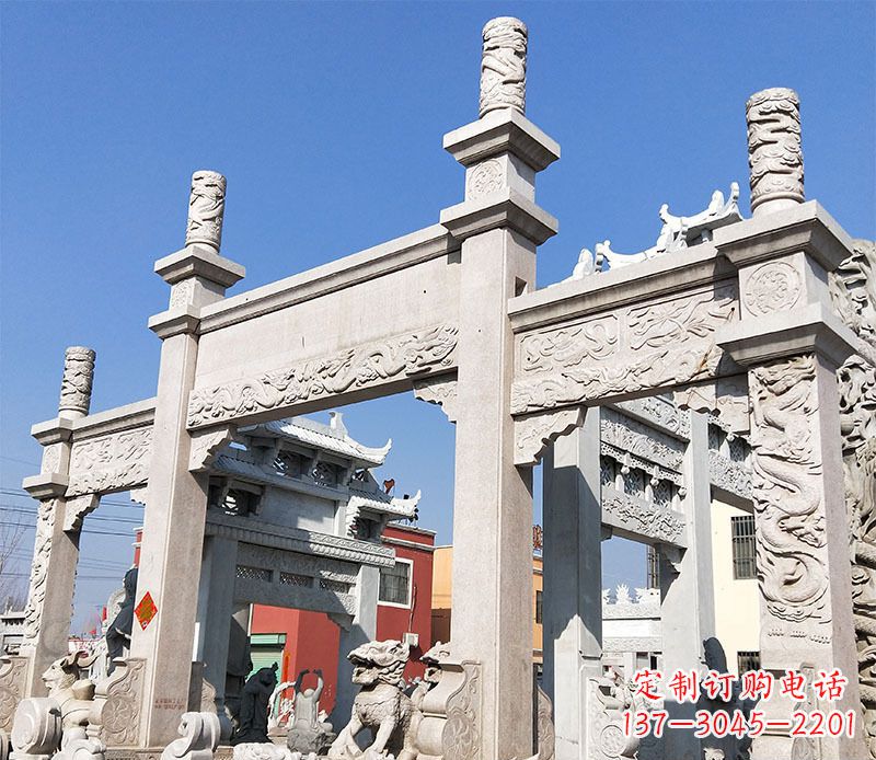 嘉兴村庄牌坊石雕——记录着悠久历史的传承