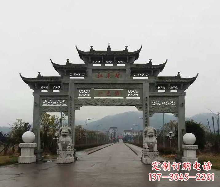 嘉兴牌坊石雕传承民间文化