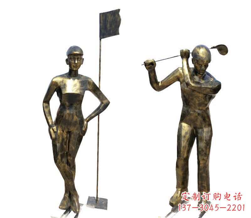 嘉兴高尔夫雕塑传承高尔夫文化的艺术精品