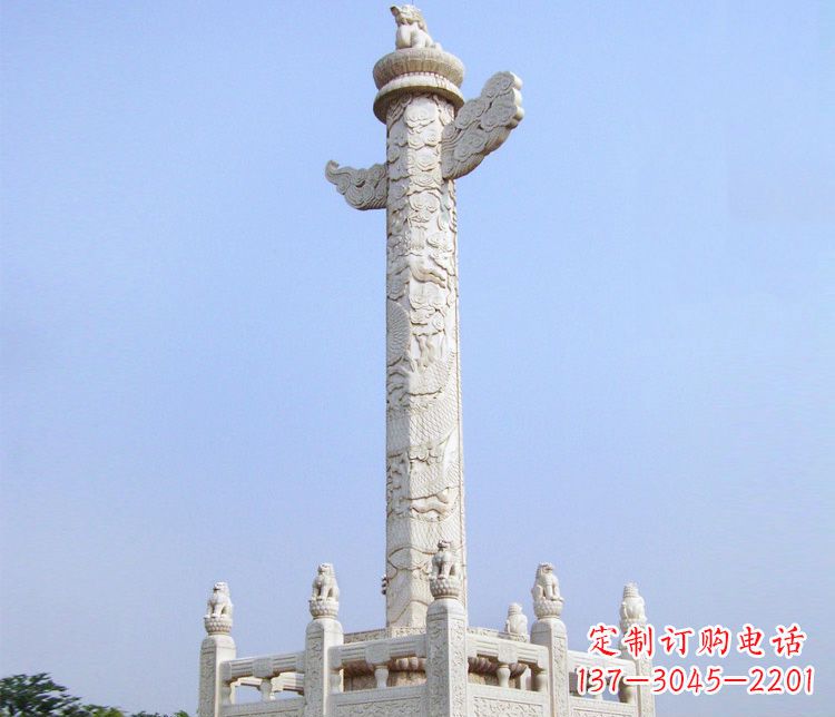 嘉兴大理石华表雕塑