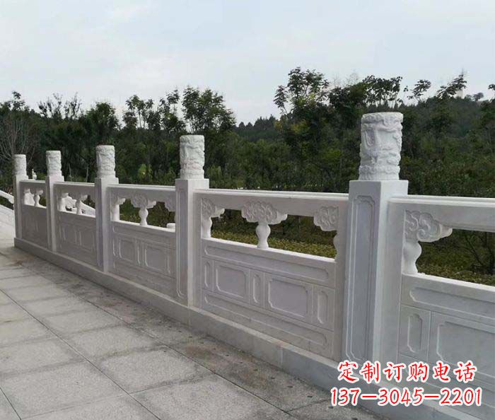 嘉兴大理石建筑石雕栏板 (3)